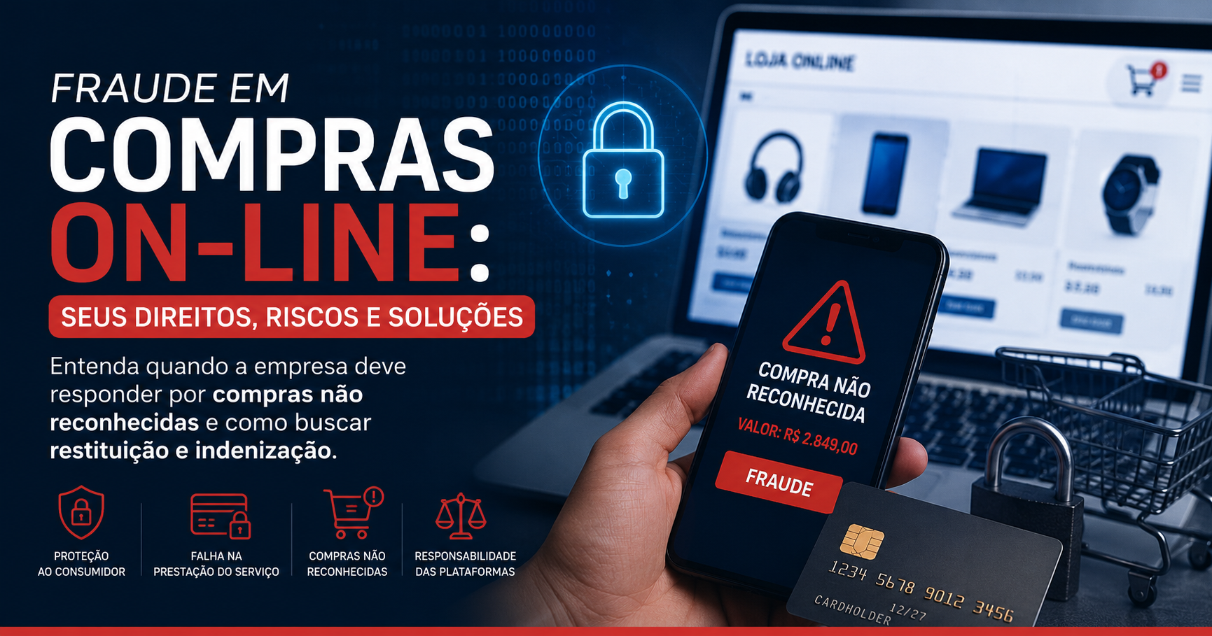 Fraude em Compras On-line: O Que Fazer Quando a Compra Não Foi Feita por Você?