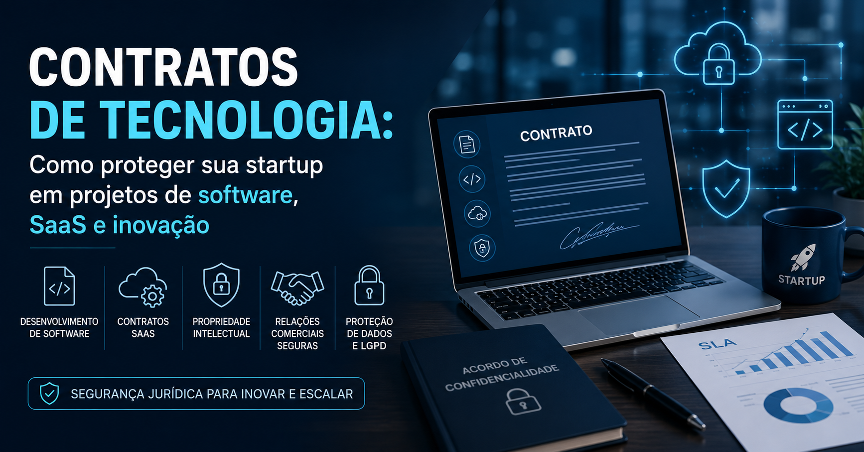 Contratos de Tecnologia: Como Proteger sua Startup em Projetos de Software, SaaS e Inovação